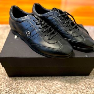 Roberto Cavalli Men’s Black Leather Shoes